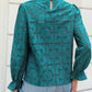 Blooming Blossom Turquoise Summer Top