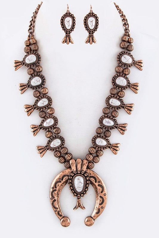 Copper Squash Blossom