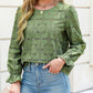 Blooming Blossom Olive Green Summer Top