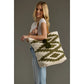 Cream & Olive Boho Tote