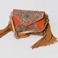 Burnt Orange Genuine Leather Luxury Western Purse