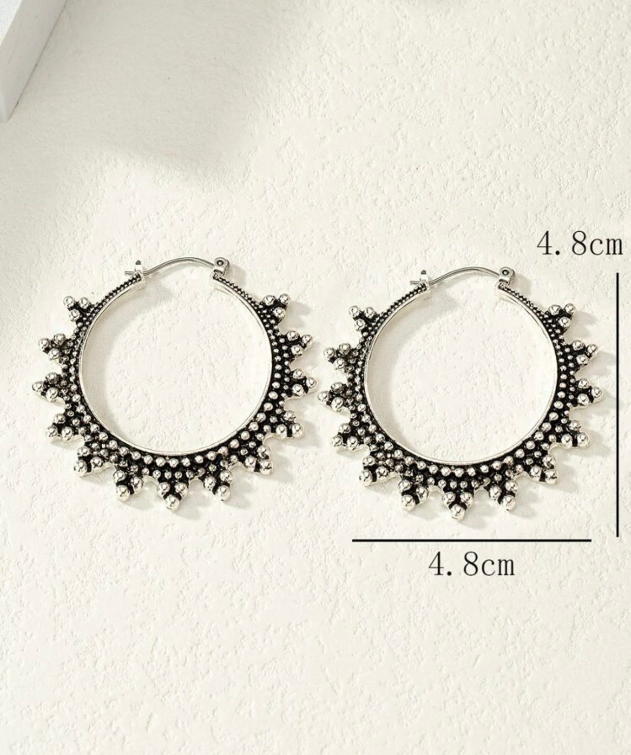 Tribal Hoop Earrings