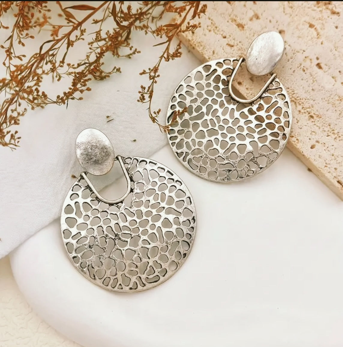 Chic industry earrings