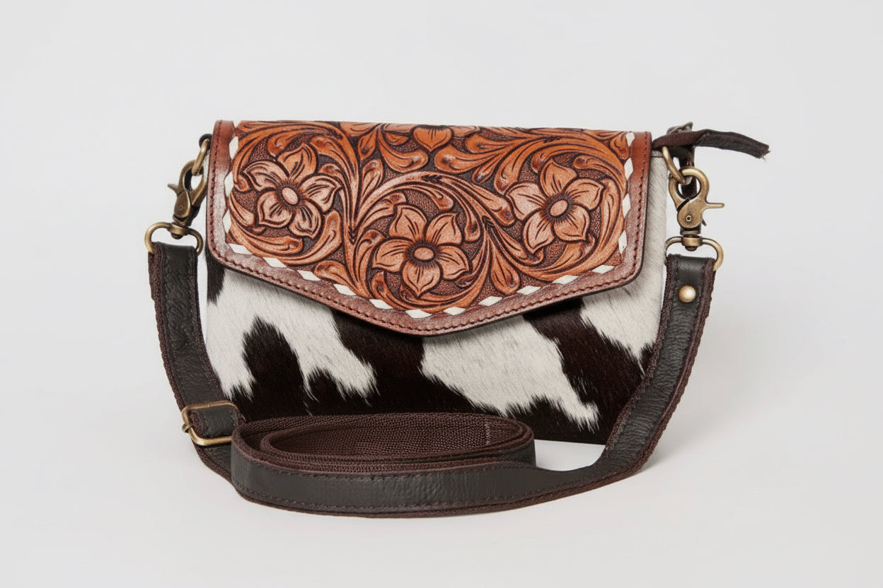 Cowhide America Darling Purse