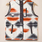 Multicolor Fuzzy Aztec Western Fashion Vest Jacket