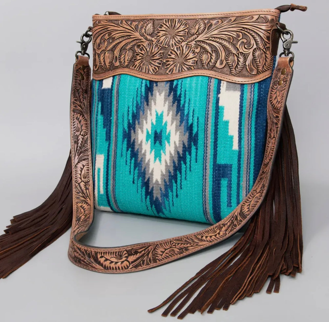 Blue Sky Luxury Western Purse