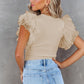 Dotty Ruffle Top 6 Color Options