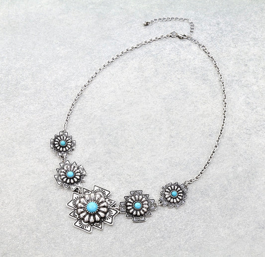Aztec Blossoms Necklace