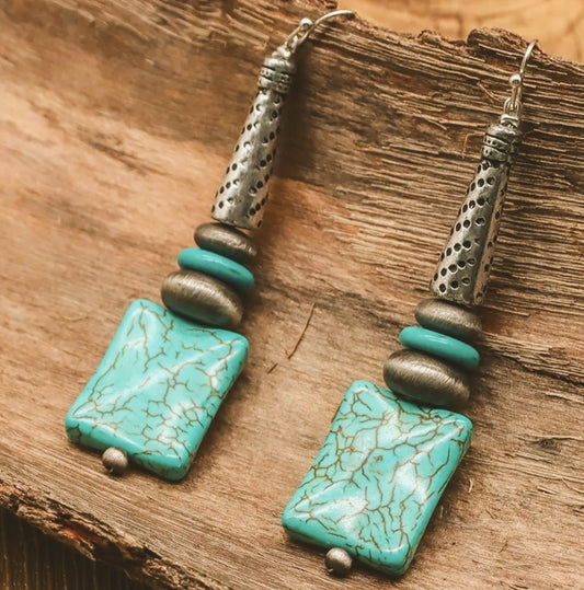 Western sky earrings