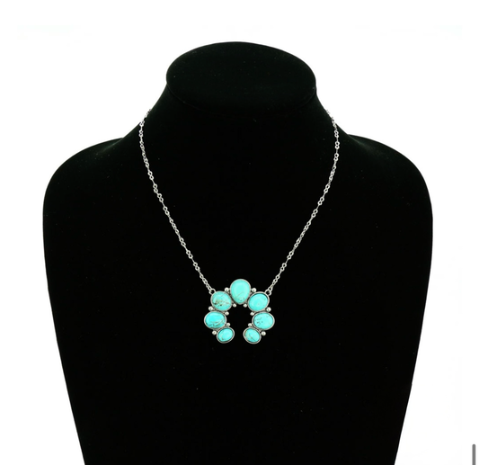 Sage and Stone Necklace