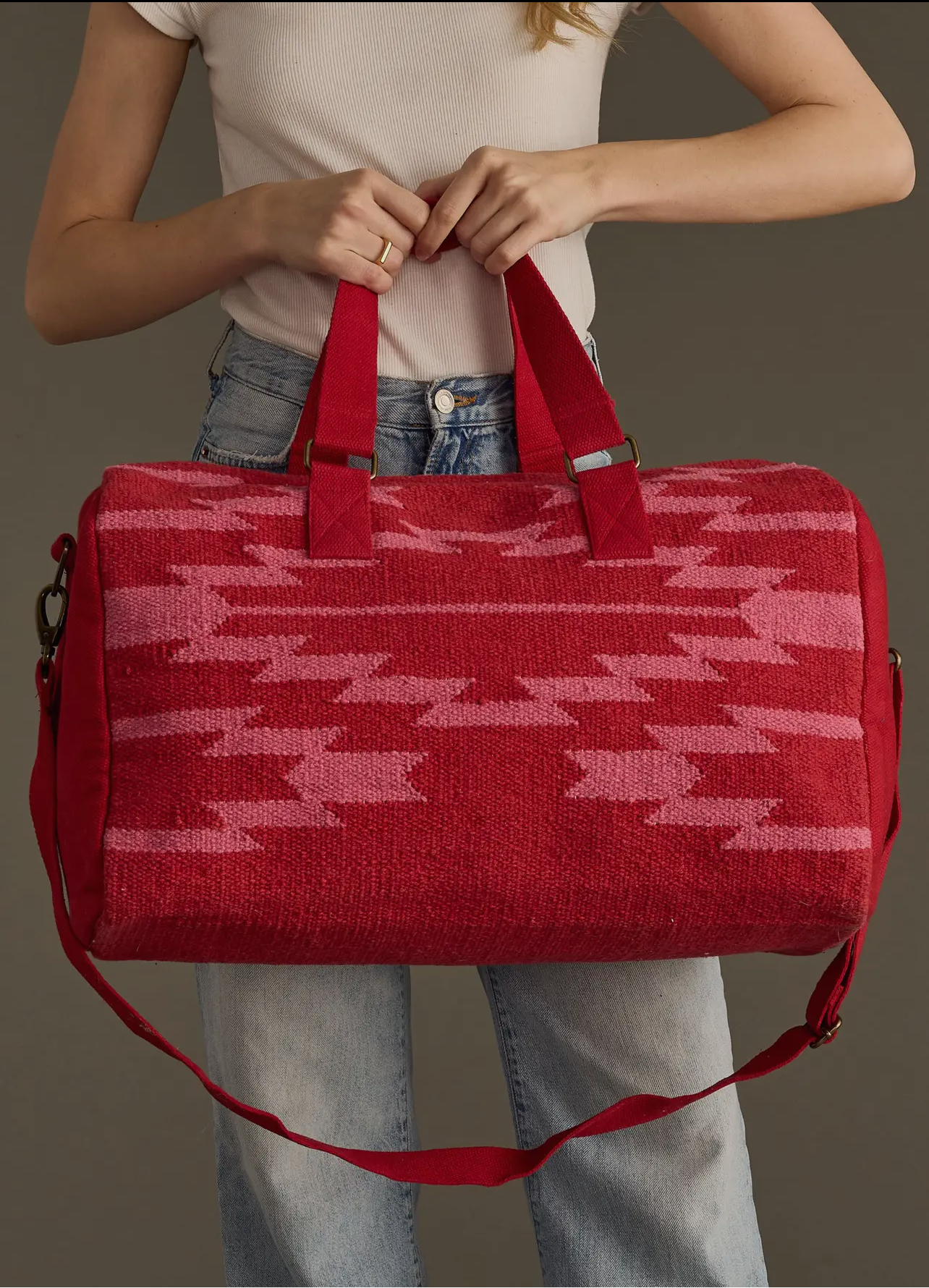 Raspberry Duffel Bag