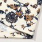 Floral Frilly Blouse with Lace Up
