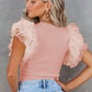 Dotty Ruffle Top 6 Color Options