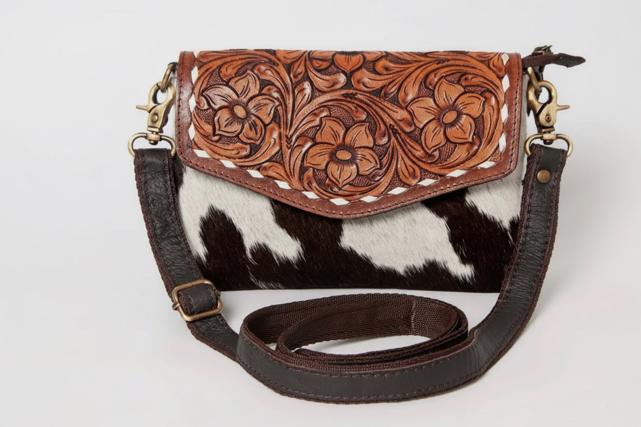 Cowhide America Darling Purse