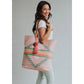Pink, Orange & Slate Aztec Tote