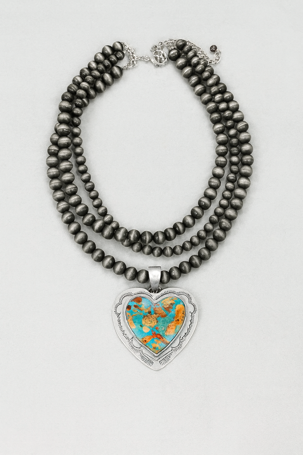 Forever Heart Turquoise Necklace