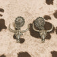 Silver Bull Earrings