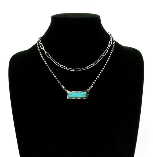 Charming West Turquoise Necklace