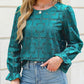 Blooming Blossom Turquoise Summer Top