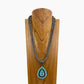 Turquoise Teardrop Necklace