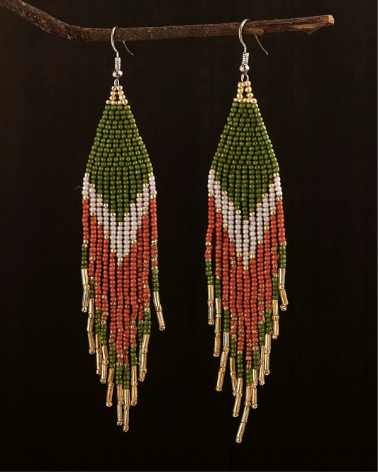 Autumn Mesa Beaded Earrings