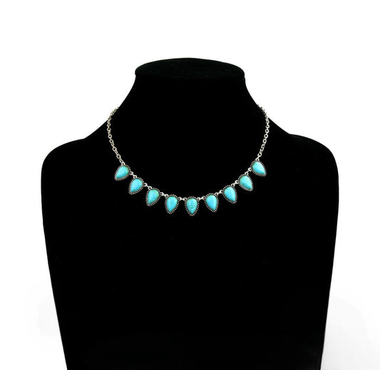 Where the Sky Meets Stone Necklace