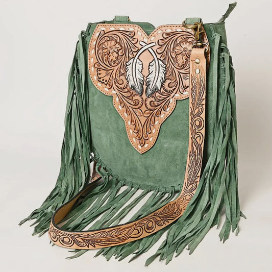 Lonesome Dove Luxury Western Purse Sage or Pink