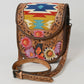 Floral Genuine Leather Luxury Western Purse