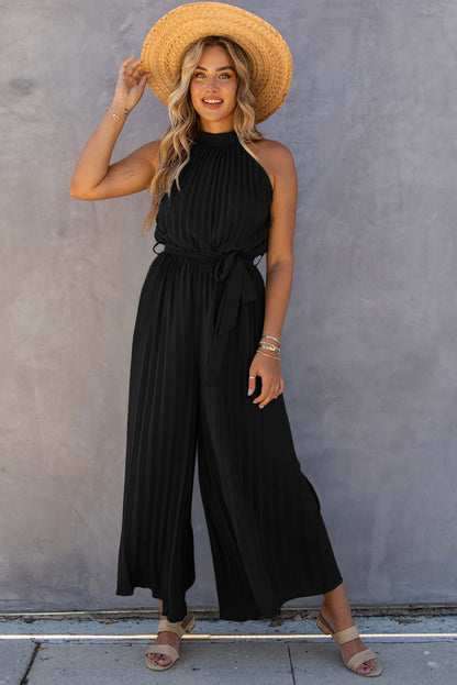 Black Halter Jumpsuit