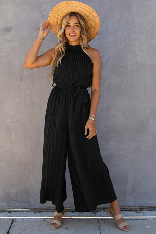 Black Halter Jumpsuit