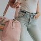 Pink, Orange & Slate Aztec Duffel