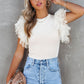 Dotty Ruffle Top 6 Color Options