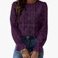 Blooming Blossom Purple Summer Top