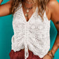 Hollowed Knit Summer Tank