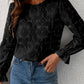 Blooming Blossom Black Summer Top