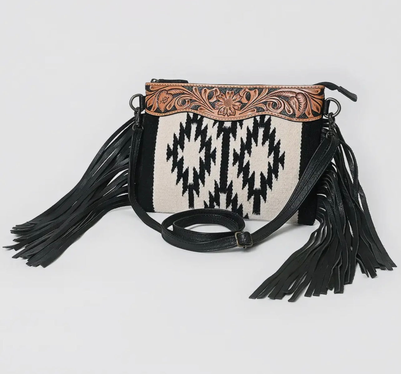 Floral Genuine Leather Luxury Western Purse