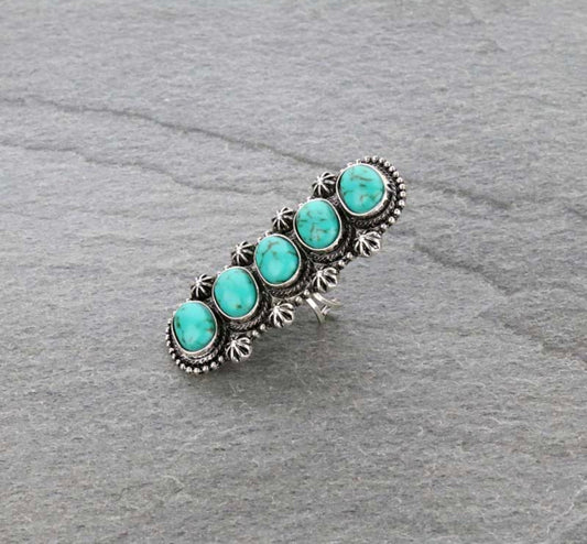 Starling turquoise ring