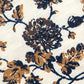 Floral Frilly Blouse with Lace Up