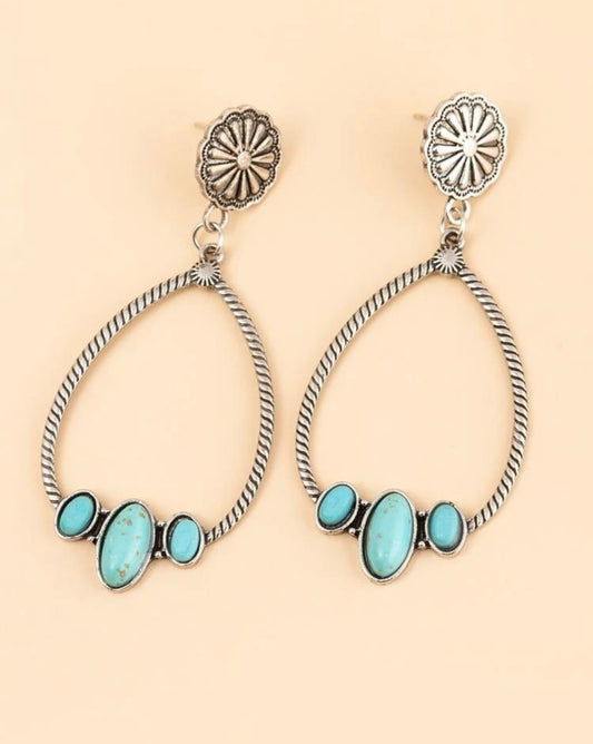 Chandelier Blues Earrings