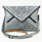American Darling Grey Luxury Western Hand Bag