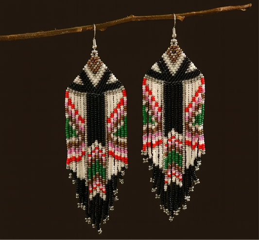 Lilly Beaded Earrings