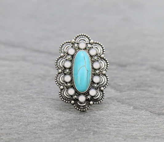 Venice turquoise ring