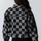 Black and Grey Denim Jacket ￼