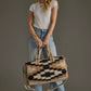 Cream, Black & Tan Western Duffel