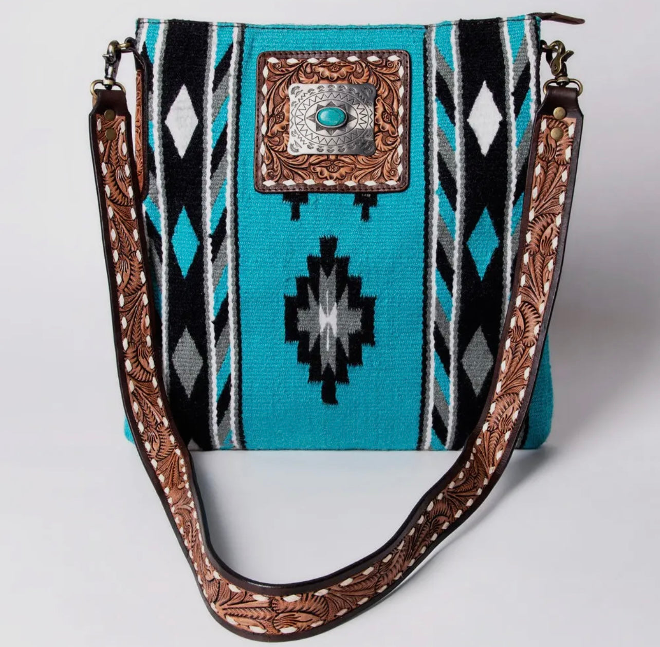 Turquoise American Darling Purse