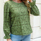 Blooming Blossom Olive Green Summer Top