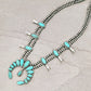 Native squash blossom necklace