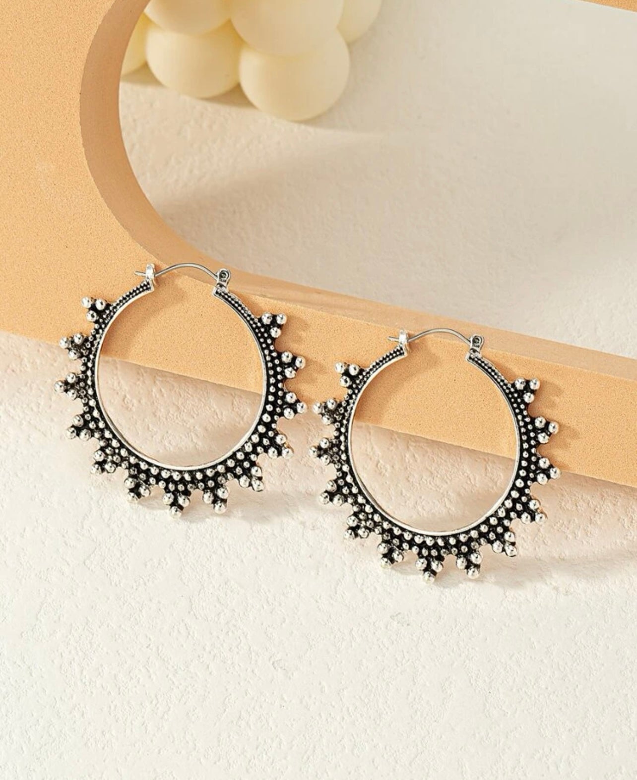 Tribal Hoop Earrings