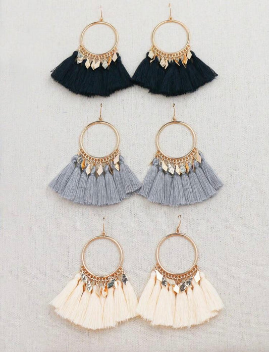 Classic Fringe Set Earrings
