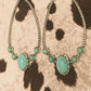 Turquoise teardrop earrings